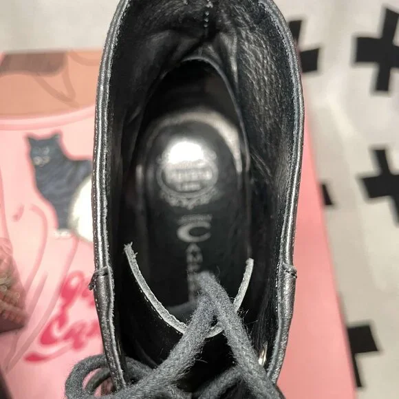 Jeffrey Campbell Lita Spike Boot - Black Size 6.5 - Picture 5 of 8